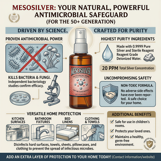 MesoSilver® Antifungal-Antibacterial Disinfecting Spray