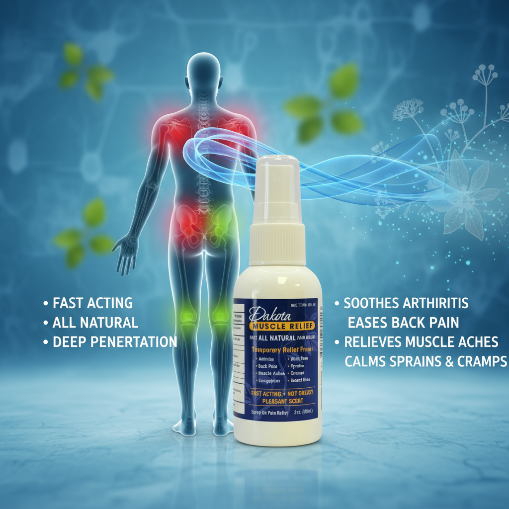 Dakota Muscle Relief Spray 2 oz.