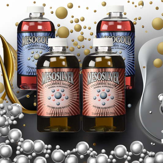 MesoGold And MesoSilver - 4 Bottle Combo Pack
