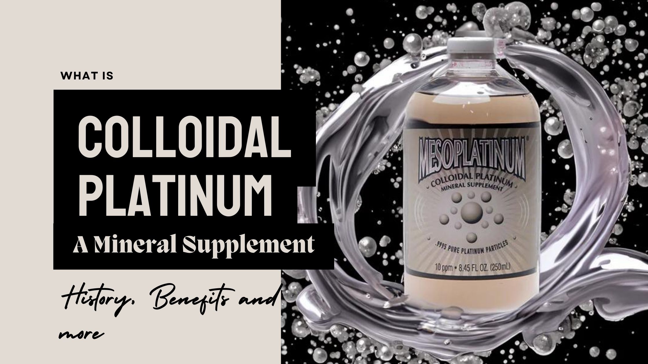 Colloidal Platinum - New Mineral Supplement