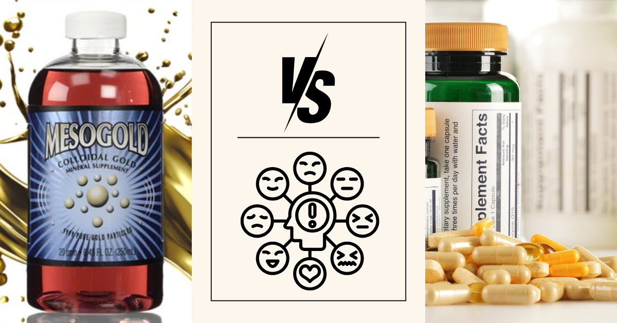 Colloidal Gold vs. Other Supplements for Mood and Anxiety: Which is Best?