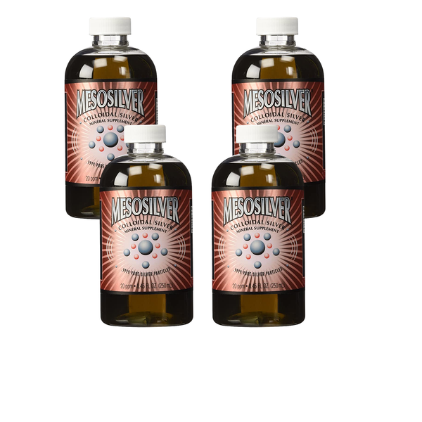 MesoSilver Colloidal Silver 250mL (8.45 oz), 4 Pack