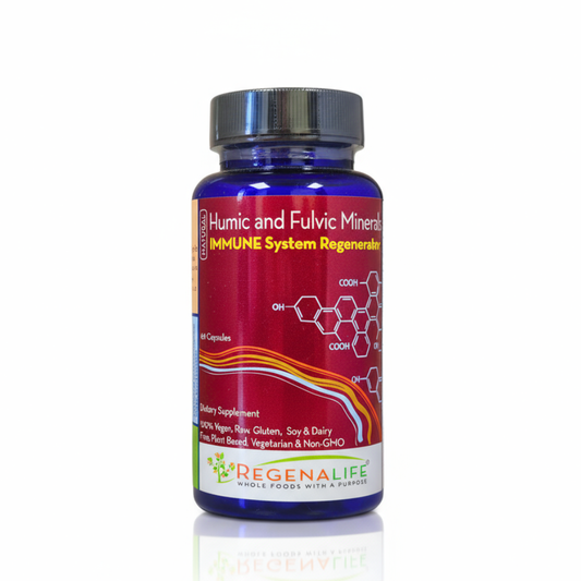 Humic and Fulvic Minerals- Immune System Regenerator - 60 Capsules