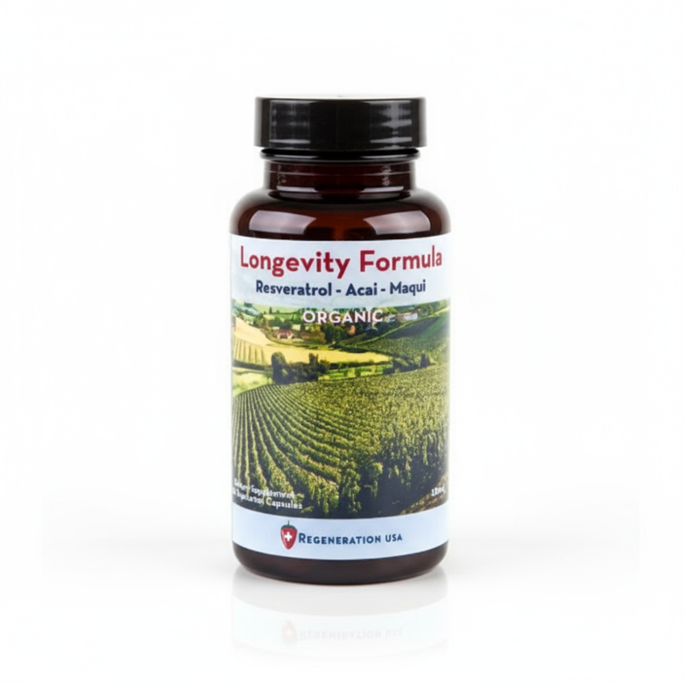 Longevity Formula - Resveratrol, Acai & Maqui Berry