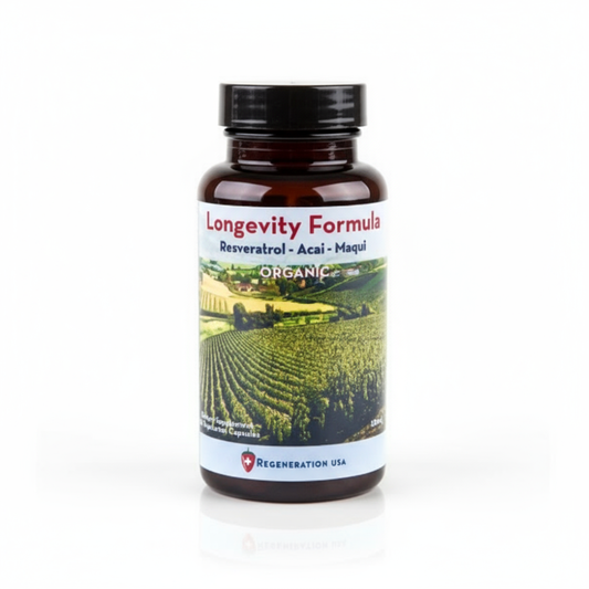 Longevity Formula - Resveratrol, Acai & Maqui Berry