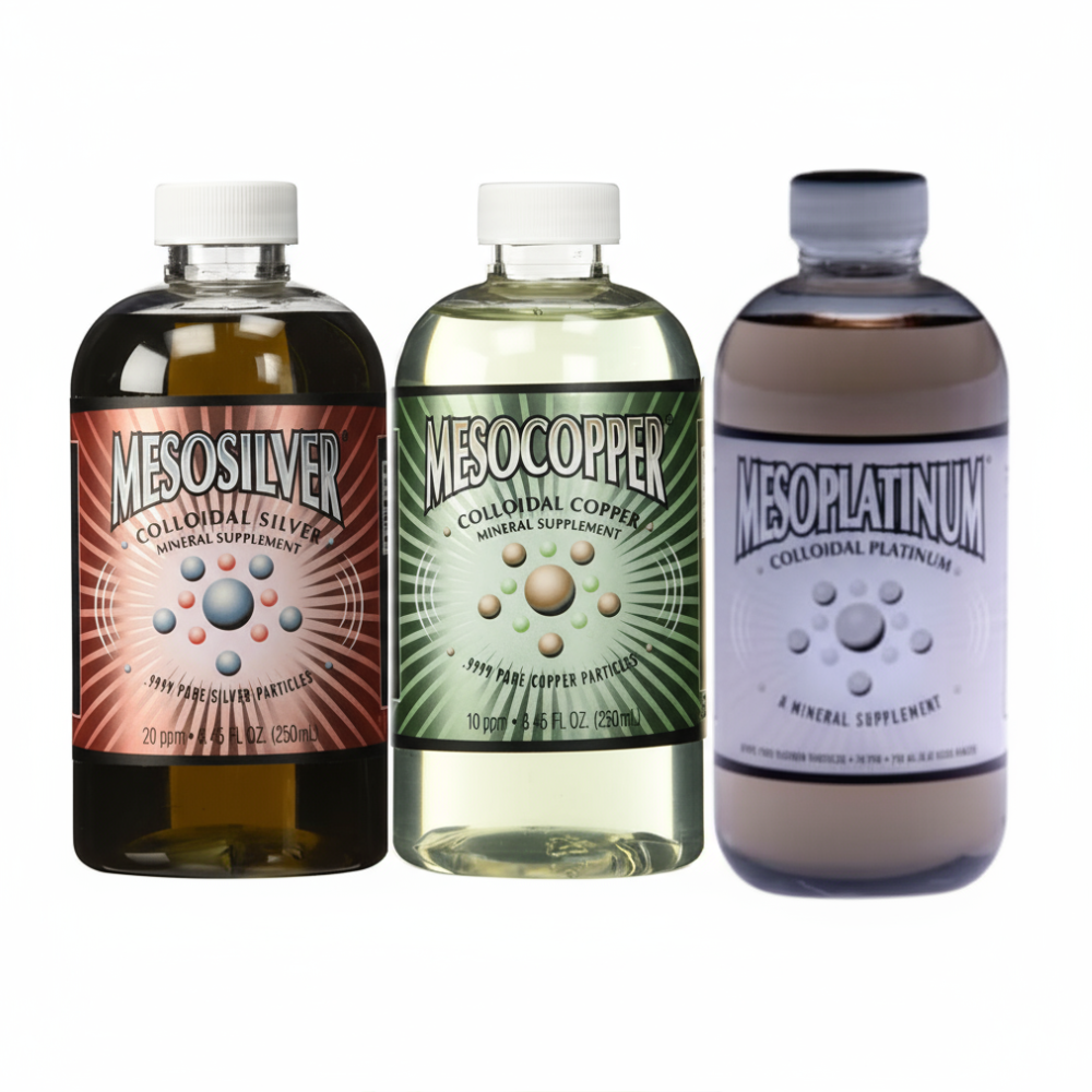 MesoSilver&reg-Mesogold-Mesoplatinum Combo  Pack