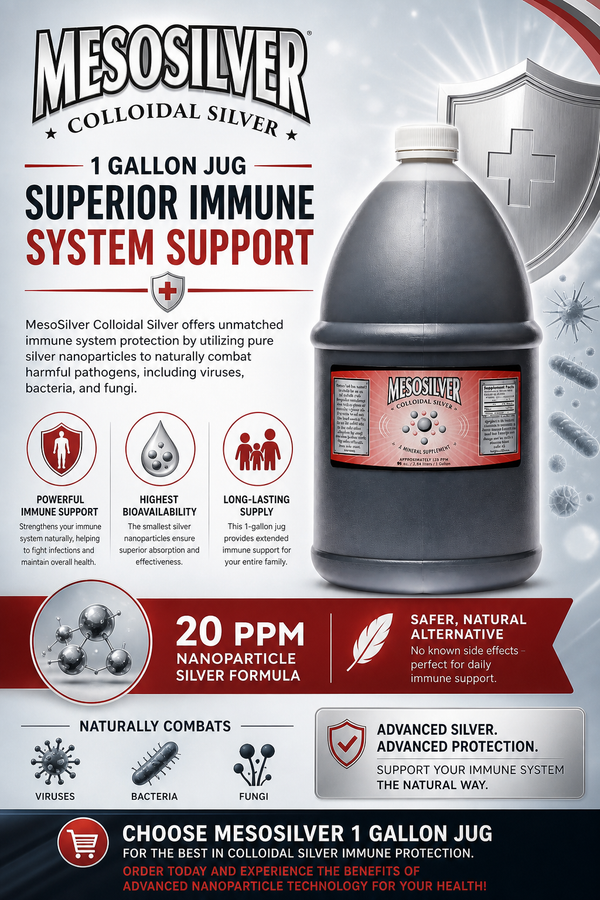 MesoSilver® Colloidal Silver 1 Gallon Jug