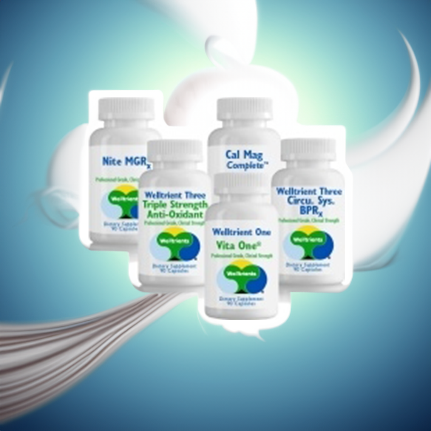 Anti-Aging Welltrient Pack - 5 Bottle Kit