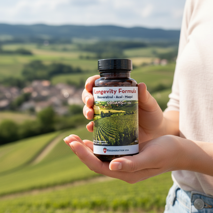 Longevity Formula - Resveratrol, Acai & Maqui Berry